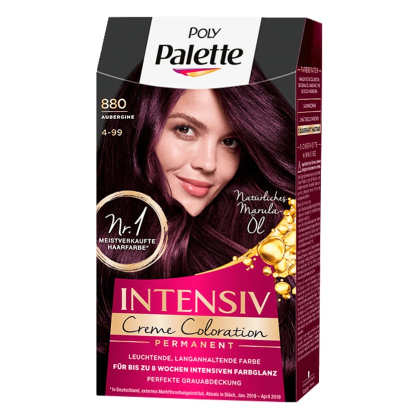 Poly Palette Intensiv-Creme-Coloration 880 Aubergine 115ml